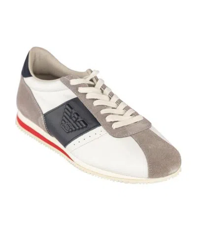 Emporio Armani Logo Casual Sports Shoes In White