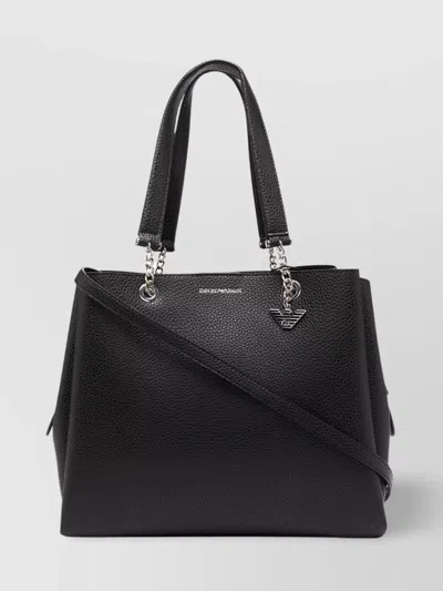 Emporio Armani Logo Chain Tote Bag