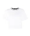 Emporio Armani Logo-collar T-shirt In White