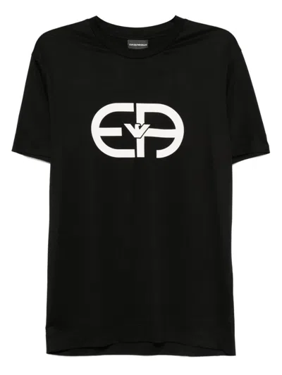 EMPORIO ARMANI EMPORIO ARMANI LOGO COTTON BLEND T-SHIRT