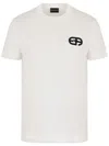Emporio Armani Logo-embroidered T-shirt In White