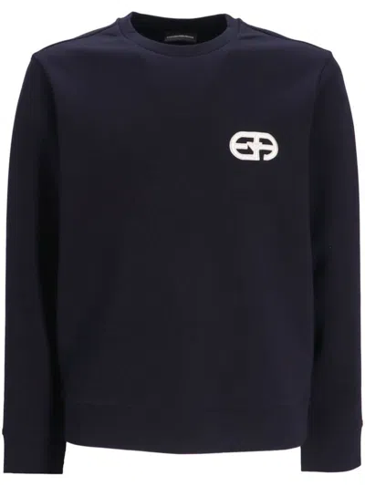 Emporio Armani Blue Sweatshirts