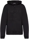 Emporio Armani Black Logo Print Hoodie