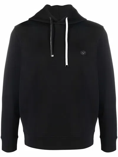 EMPORIO ARMANI LOGO COTTON HOODIE