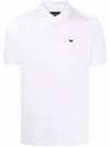 Emporio Armani Logo Embroidery Cotton Polo Shirt