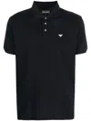 Emporio Armani Piqu Olo Shirt With Micro Eagle