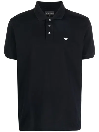 EMPORIO ARMANI EMPORIO ARMANI LOGO COTTON POLO SHIRT
