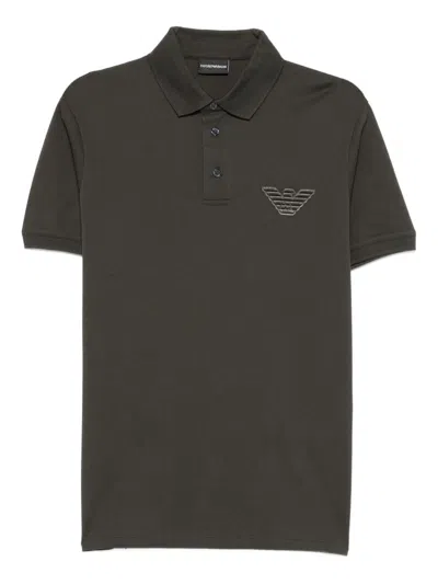 EMPORIO ARMANI EMPORIO ARMANI LOGO COTTON POLO SHIRT