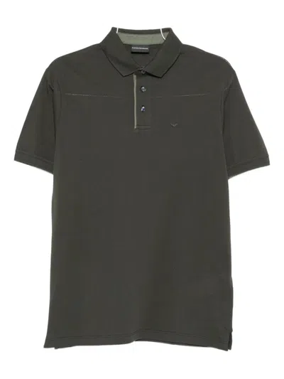 EMPORIO ARMANI EMPORIO ARMANI LOGO COTTON POLO SHIRT