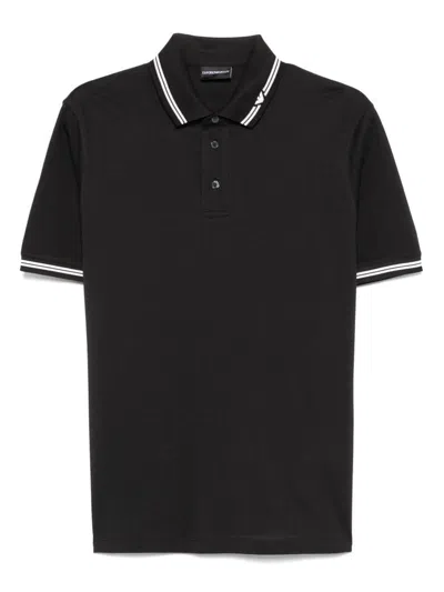 EMPORIO ARMANI EMPORIO ARMANI LOGO COTTON POLO SHIRT
