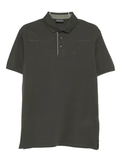 EMPORIO ARMANI EMPORIO ARMANI LOGO COTTON POLO SHIRT