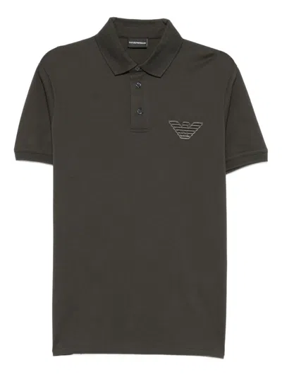 EMPORIO ARMANI EMPORIO ARMANI LOGO COTTON POLO SHIRT