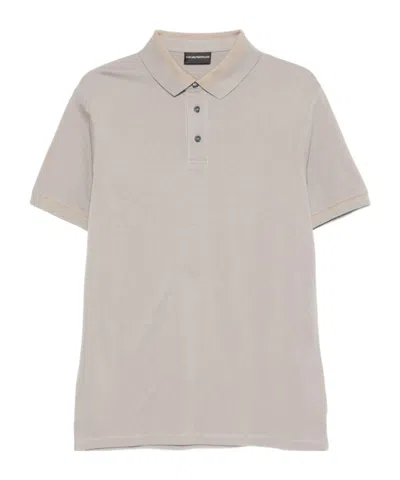 EMPORIO ARMANI EMPORIO ARMANI LOGO COTTON POLO SHIRT