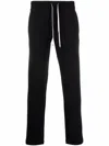 Emporio Armani Logo Cotton Sweatpants With Pockets In Black