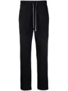 Emporio Armani Logo Cotton Sweatpants With Pockets In Blue