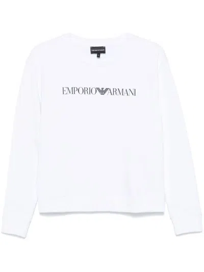 EMPORIO ARMANI EMPORIO ARMANI LOGO COTTON SWEATSHIRT