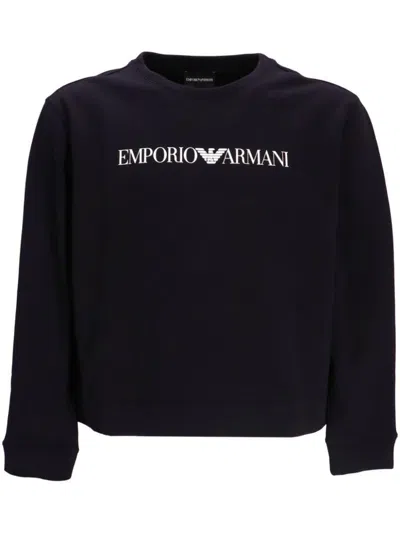 EMPORIO ARMANI EMPORIO ARMANI LOGO COTTON SWEATSHIRT
