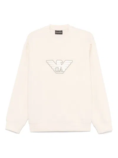 EMPORIO ARMANI EMPORIO ARMANI LOGO COTTON SWEATSHIRT