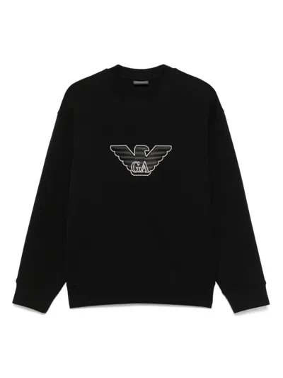 EMPORIO ARMANI EMPORIO ARMANI LOGO COTTON SWEATSHIRT