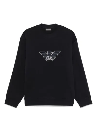 EMPORIO ARMANI EMPORIO ARMANI LOGO COTTON SWEATSHIRT