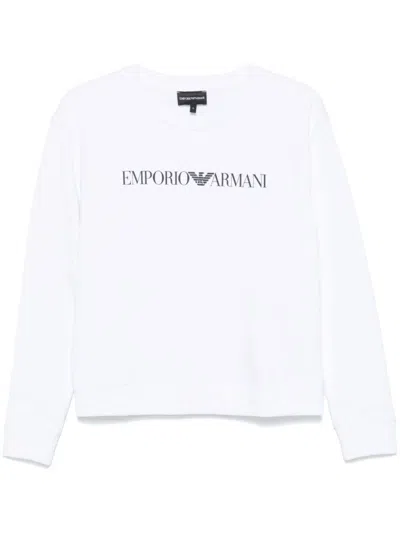 EMPORIO ARMANI EMPORIO ARMANI LOGO COTTON SWEATSHIRT