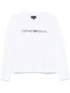 Emporio Armani Official Store Sweatshirts Ohne Kapuze In White