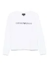Emporio Armani Official Store Sweatshirts Ohne Kapuze In White