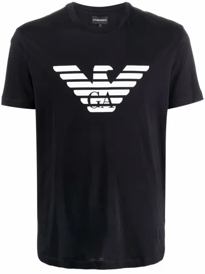 Emporio Armani Men's T-shirt In Black