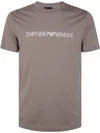 Emporio Armani Men's Cotton T-shirt In Beige