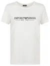 Emporio Armani White Cotton T-shirts And Polos