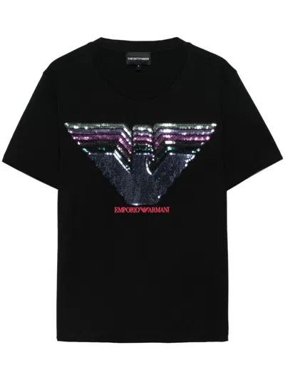 EMPORIO ARMANI EMPORIO ARMANI LOGO COTTON T SHIRT