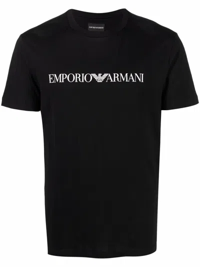 EMPORIO ARMANI EMPORIO ARMANI LOGO COTTON T-SHIRT