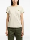 Emporio Armani New York Capsule Collection Oversized Printed Jersey T-shirt In Neutral