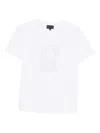 Emporio Armani Logo Cotton T-shirt In White