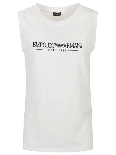 EMPORIO ARMANI EMPORIO ARMANI LOGO COTTON TANK TOP