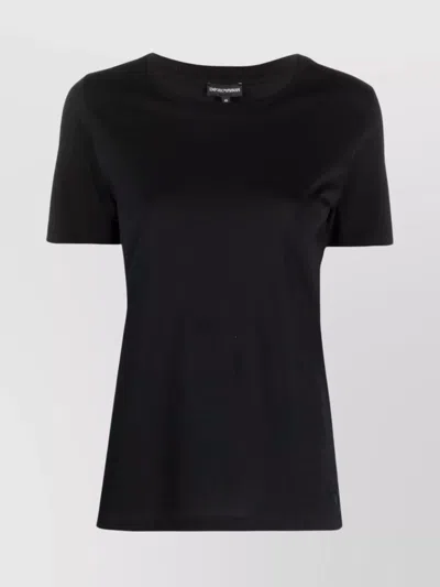 EMPORIO ARMANI LOGO CREW NECK COTTON T-SHIRT