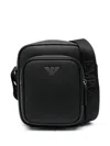 Emporio Armani Leather Crossbody Bag Adjustable Strap