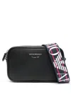 Emporio Armani Logo-debossed Crossbody Bag In Black