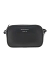 Emporio Armani Logo-debossed Crossbody Bag In Black