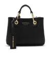 Emporio Armani Logo-debossed Crossbody Bag In Black