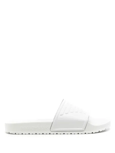 Emporio Armani Logo-debossed Moulded-footbed Slides