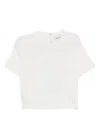 Emporio Armani Logo-detail Cotton T-shirt In White