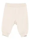Emporio Armani Logo-detail Joggers In Brown