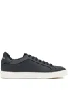 Emporio Armani Logo-detail Lace-up Sneakers In Black