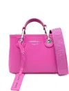 Emporio Armani Logo-detail Shoulder Bag In Pink