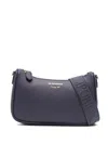 Emporio Armani Logo-detail Shoulder Bag In Purple