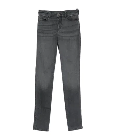 EMPORIO ARMANI LOGO-DETAIL STRAIGHT-LEG JEANS