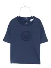Emporio Armani Logo-detail T-shirt In Blue