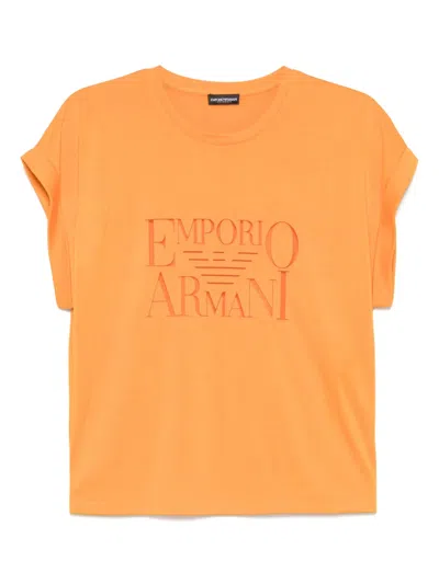 EMPORIO ARMANI LOGO-DETAIL T-SHIRT