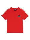 Emporio Armani Logo-detail T-shirt In Red